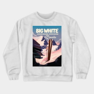 Big White Ski Okanagan Highlands in British Columbia Crewneck Sweatshirt